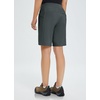 image:imagebaleaf Womens Hiking Bermuda Long Shorts Quick Dry Cargo with Pockets9 Inch Dark Grey