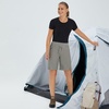 image:imagebaleaf Womens Hiking Bermuda Long Shorts Quick Dry Cargo with Pockets9 Inch Grey