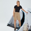 image:imagebaleaf Womens Hiking Bermuda Long Shorts Quick Dry Cargo with Pockets9 Inch Khaki