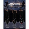 image:imagebaleaf Mens Fleece Lined Running Tights 360 Reflective Thermal LeggingsBlackred