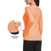 image:imagebaleaf Thermal Shirts for Women Long Sleeve Fleece Tops Winter RunningApricot