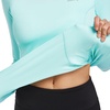 image:imagebaleaf Thermal Shirts for Women Long Sleeve Fleece Tops Winter RunningAqua