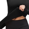 image:imagebaleaf Thermal Shirts for Women Long Sleeve Fleece Tops Winter RunningBlack