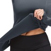 image:imagebaleaf Thermal Shirts for Women Long Sleeve Fleece Tops Winter RunningGray
