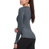 image:imagebaleaf Thermal Shirts for Women Long Sleeve Fleece Tops Winter RunningGray