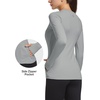 image:imagebaleaf Thermal Shirts for Women Long Sleeve Fleece Tops Winter RunningLight Gray