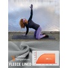 image:imagebaleaf Thermal Shirts for Women Long Sleeve Fleece Tops Winter RunningLight Gray