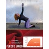 image:imagebaleaf Thermal Shirts for Women Long Sleeve Fleece Tops Winter RunningRed