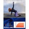 image:imagebaleaf Thermal Shirts for Women Long Sleeve Fleece Tops Winter RunningRoyal Blue