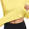 image:imagebaleaf Thermal Shirts for Women Long Sleeve Fleece Tops Winter RunningYellow