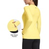 image:imagebaleaf Thermal Shirts for Women Long Sleeve Fleece Tops Winter RunningYellow