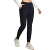 image:imagebaleaf Womens Fleece Lined Joggers Water Resistant Thermal Hiking Pants Sweatpants Track Pants Winter Clothes Running GearBlack