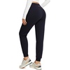 image:imagebaleaf Womens Fleece Lined Joggers Water Resistant Thermal Hiking Pants Sweatpants Track Pants Winter Clothes Running GearBlack