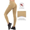 image:imagebaleaf Womens Fleece Lined Leggings Zip Pockets Water Resistant TightsAbrown