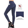 image:imagebaleaf Womens Fleece Lined Leggings Zip Pockets Water Resistant TightsAdark Blue