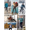 image:imagebaleaf Womens Fleece Lined Leggings Zip Pockets Water Resistant TightsAgreen