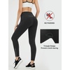 image:imagebaleaf Womens Fleece Lined Leggings Zip Pockets Water Resistant TightsCblack