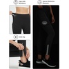 image:imagebaleaf Womens Fleece Lined Leggings Zip Pockets Water Resistant TightsCblack