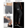 image:imagebaleaf Womens Fleece Lined Leggings Zip Pockets Water Resistant TightsCdark Gray