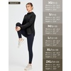 image:imagebaleaf Womens Fleece Thermal Jacket Hooded Polar Warm Winter Lightweight Jackets Cold Weather Running Hiking Casual OutdoorBlack
