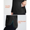 image:imagebaleaf Womens Fleece Thermal Jacket Hooded Polar Warm Winter Lightweight Jackets Cold Weather Running Hiking Casual OutdoorBlack
