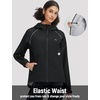 image:imagebaleaf Womens Rain Jacket Waterproof Packable Lightweight CyclingBlack
