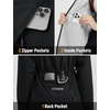 image:imagebaleaf Womens Rain Jacket Waterproof Packable Lightweight CyclingBlack