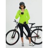 image:imagebaleaf Womens Rain Jacket Waterproof Packable Lightweight CyclingFluorescent Green