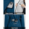 image:imagebaleaf Womens Rain Jacket Waterproof Packable Lightweight CyclingNavy Blue
