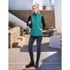 image:imagebaleaf Womens Running Puffer Vest Lightweight Winter Warm Vests Water Resistant Sleeveless Puffer JacketsGreen