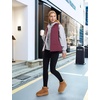 image:imagebaleaf Womens Running Puffer Vest Lightweight Winter Warm Vests Water Resistant Sleeveless Puffer JacketsWine Red