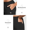 image:imagebaleaf Womens Sweatpants Cotton Joggers with Pockets Tapered LoungingBlack