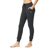 image:imagebaleaf Womens Sweatpants Cotton Joggers with Pockets Tapered LoungingCharcoal