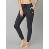 image:imagebaleaf Womens Sweatpants Cotton Joggers with Pockets Tapered LoungingCharcoal