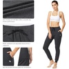 image:imagebaleaf Womens Sweatpants Cotton Joggers with Pockets Tapered LoungingCharcoal