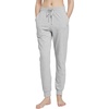 image:imagebaleaf Womens Sweatpants Cotton Joggers with Pockets Tapered LoungingLight Gray