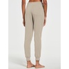 image:imagebaleaf Womens Sweatpants Cotton Joggers with Pockets Tapered LoungingLight Khaki
