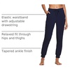 image:imagebaleaf Womens Sweatpants Cotton Joggers with Pockets Tapered LoungingNavy Blue